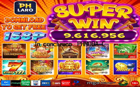 In conclusion, PHMOBA Casino is a premier destination for anyone looking to experience the thrill of online gaming