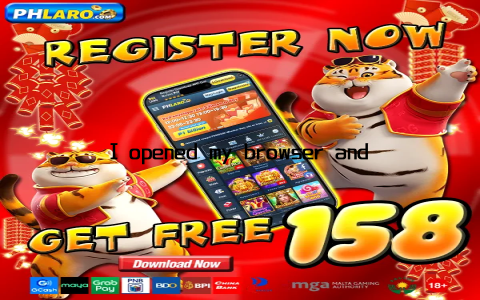 I opened my browser and typed in the phmoba login URL